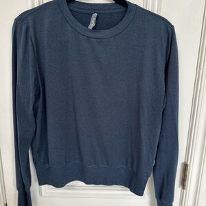 Vuori Blue Crew Neck Sweater Relaxed Fit